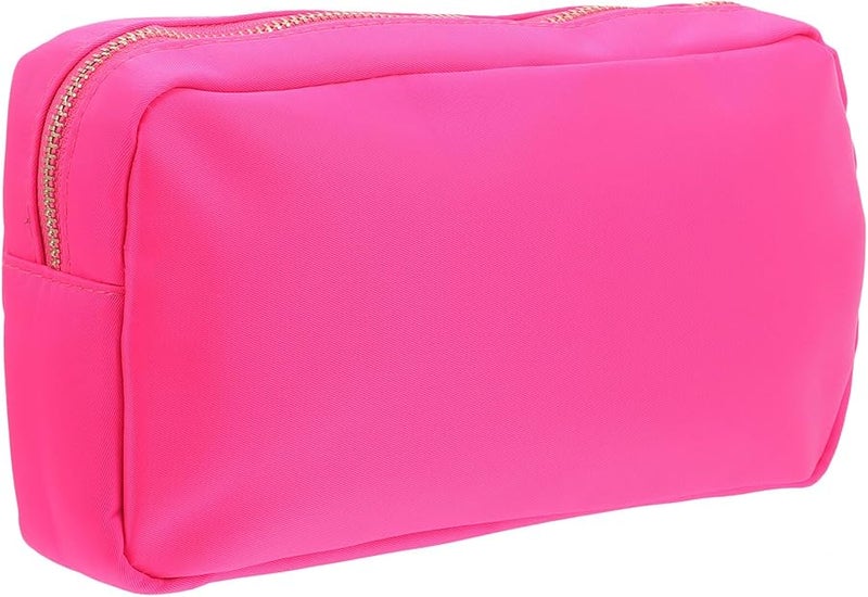 Large Capacity Waterproof Nylon Makeup Bag For Women Travel Toiletry Organizer - Image 1